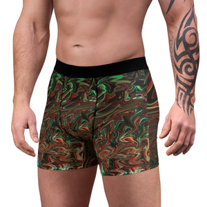 Liquid Red Men's Boxer Briefs