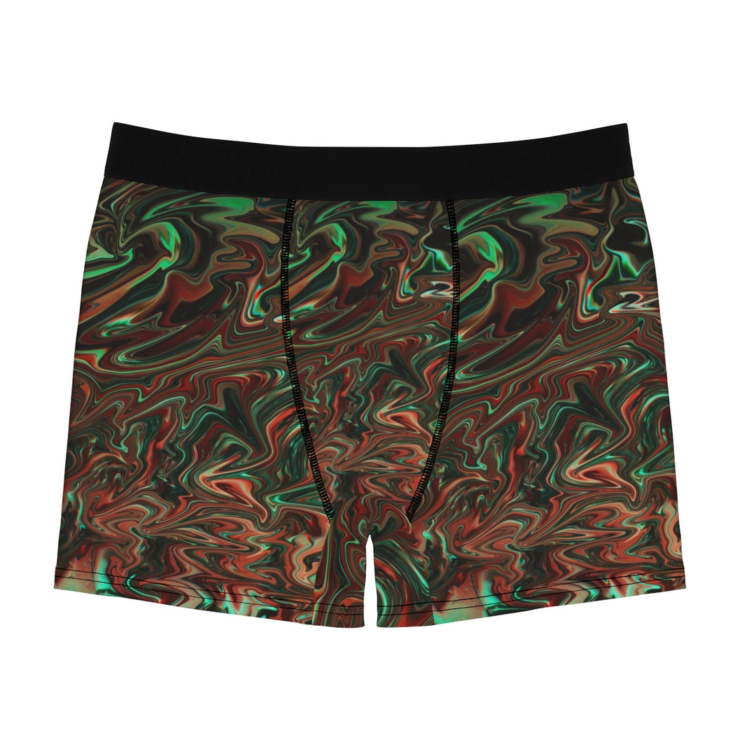 Liquid Red Men's Boxer Briefs